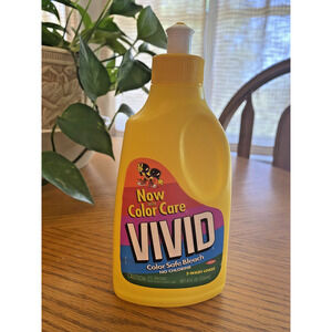 Vintage 1991 VIVID Color Safe Bleach Care 8Oz TV Stage Prop Collectible 90s